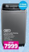 Game Defy 17kg top loader washing machine dtl153 offer