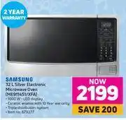 Game Samsung 32l silver electronic microwave oven me9114s1/xfa offer