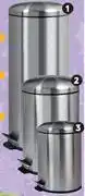Game Mainstays 30l stainless steel dome lid pedal bin offer