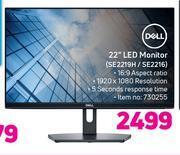 Dell 22" led monitor (se2219h/se2216)