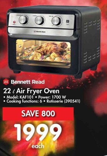 Makro Bennett Read 22L Air Fryer Oven offer