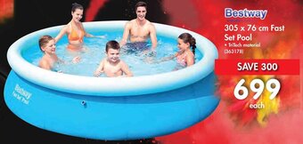 Makro Bestway 305 x 76cm Fast Set Pool offer