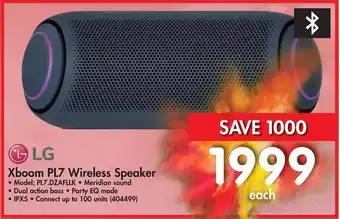 Makro LG Xboom PL7 Wireless Speaker offer