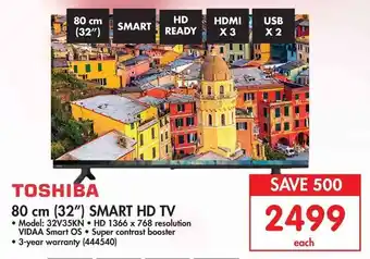 Makro Toshiba 80cm (32") Smart HD TV offer