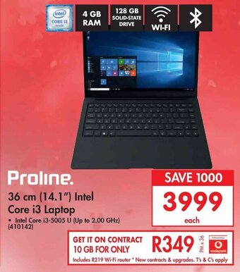 Makro Proline 36cm (14.1") Intel Core i3 Laptop offer