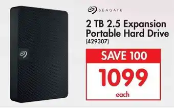Makro Seagate 2TB 2.5 Expansion Portable Hard Drive offer