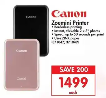 Makro Canon Zoemini Printer offer
