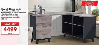 Makro Howick Home Desk offer
