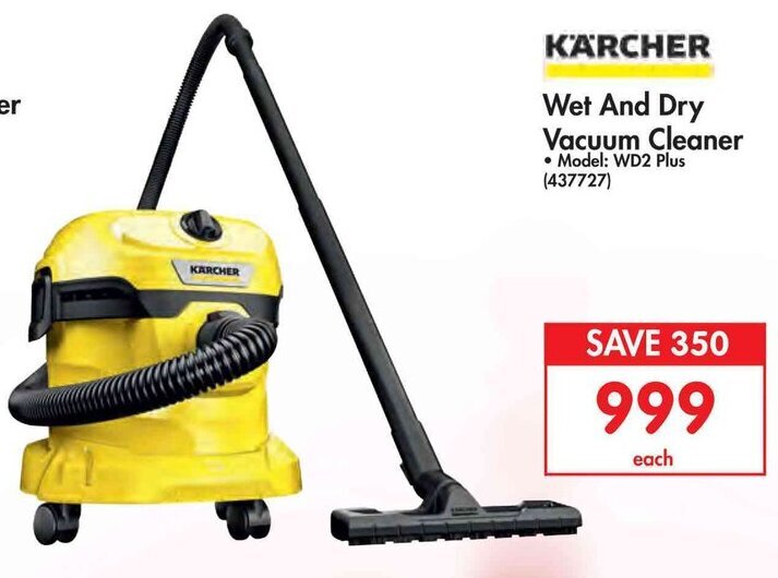 K'a'rcher Wet and Dry Vacuum Cleaner offer at Makro