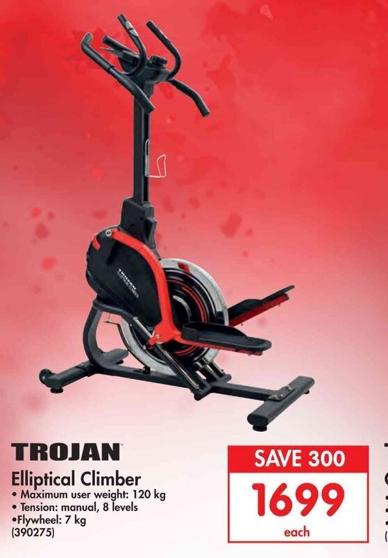 Trojan Elliptical Climber offer at Makro