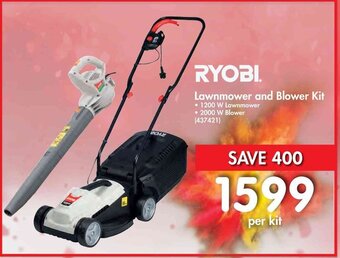 Makro Ryobi Lawnmower and Blower Kit offer