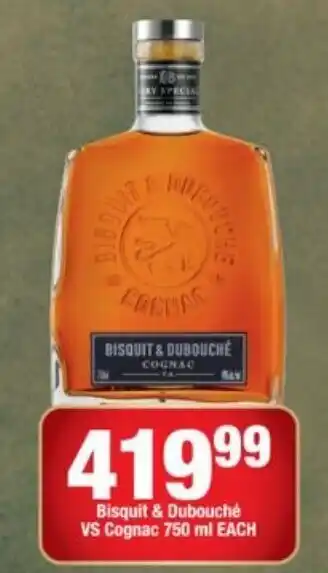 OK Liquor Bisquit & Dubouché VS Cognac 750ml offer