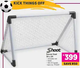 Shoot Soccer Goal 3ft x 2ft