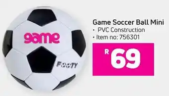 Game Game Soccer Ball Mini offer