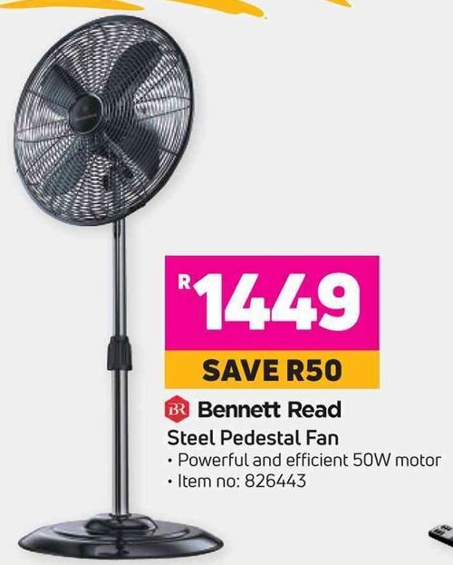 Read Steel Pedestal Fan offer at Game