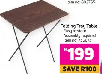 Game FOlding Tray Table offer