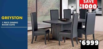 Russells Greyston 7 Piece Dining Room Suite offer