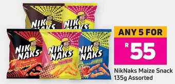Game NikNaks Maize Snack 135g Assorted offer