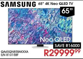 Hirsch's Samsung 4K Neo QLED TV 65" offer