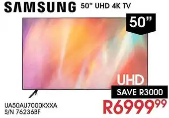 Hirsch's Samsung UHD 4K TV 50" offer