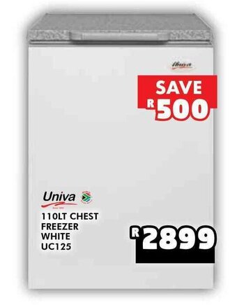 Russells Univa 110L Chest Freezer White UC125 offer