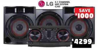 LG 2.1 Channel Hifi System CJ45