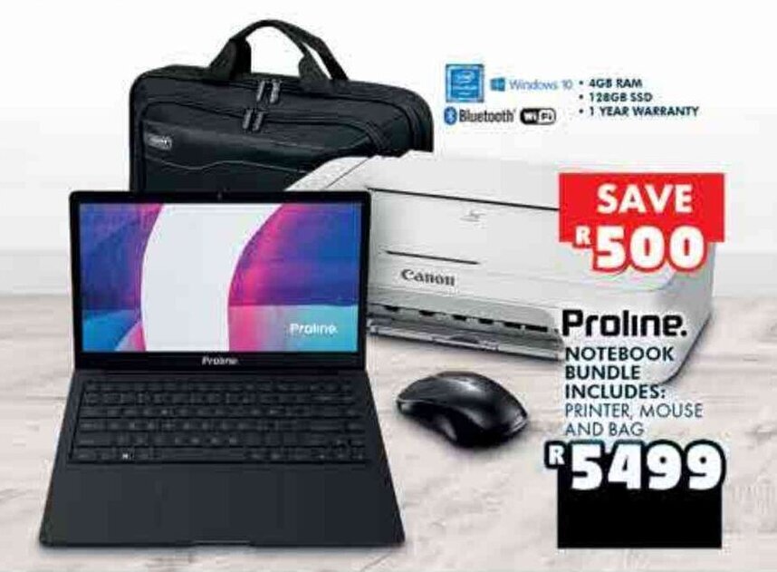 Proline Notebook Bundle offer at Russells