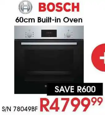 Hirsch's Bosch Built-in Oven 60cm offer
