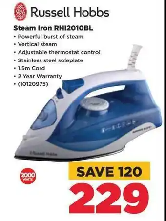 HiFi Corp Russell Hobbs Steam Iron RH2010BL offer
