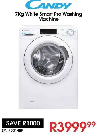 Hirsch's Candy White Smart Pro Washing Machine 7kg offer