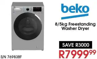 Hirsch's Beko Freestanding Washer Dryer offer