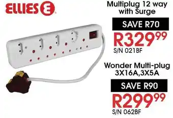 Hirsch's Ellies E Multiplug 12 Way with Surge offer