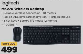 Logitech MK270 Wireless Desktop