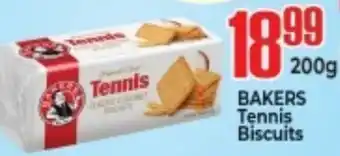 Elite Cash & Carry Bakers Tennis Biscuits 200g offer