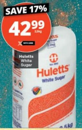 Checkers Huletts White Sugar 2,5kg offer