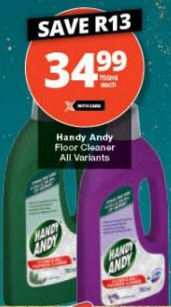 Checkers Handy Andy Floor Cleaner All Variants offer