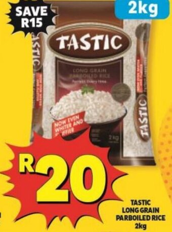 Usave Tastic Long Grain Parboiled Rice 2kg offer