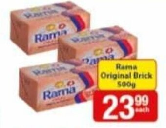 Check Save Rama Original Brick 500g offer