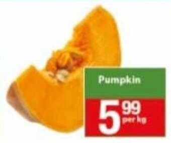 Check Save Pumpkin per kg offer