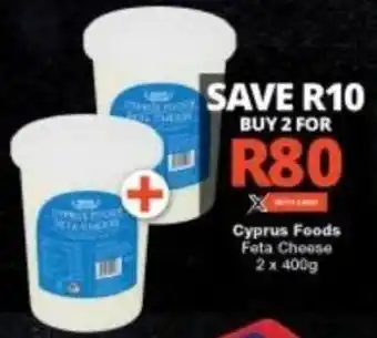 Cyprus Foods Feta Cheese 2 x 400g