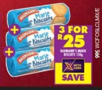 Shoprite Baumann's Marie Biscuits 150g offer