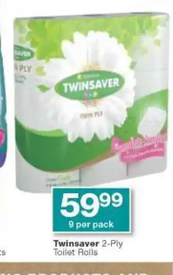 Checkers Twinsaver 2-Ply Toilet Rolls offer
