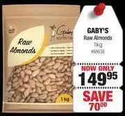 Dis-Chem Gaby's raw almonds- 1kg offer