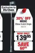 Dis-Chem Medic elbow crutch single offer