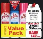 Dis-Chem Air scents air enhancer value pack assorted- per pack offer
