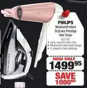 Dis-Chem Philips moistureprotect drycare prestige hair dryer offer