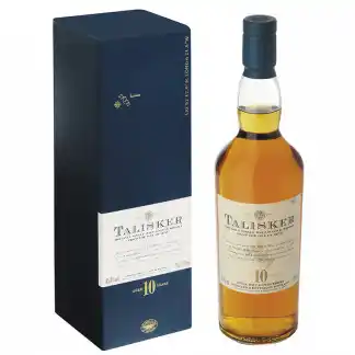 Talisker 10 year old single malt scotch whisky (1x 750ml)