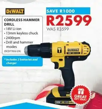 Chamberlain Cordless hammer drill offer