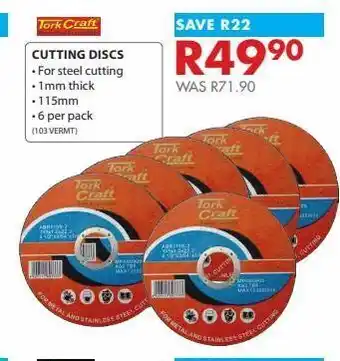 Chamberlain Cutting discs offer