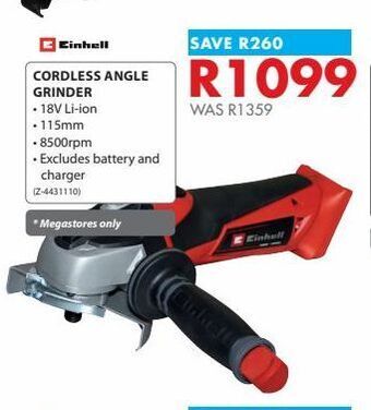 Chamberlain Cordless angle grinder offer